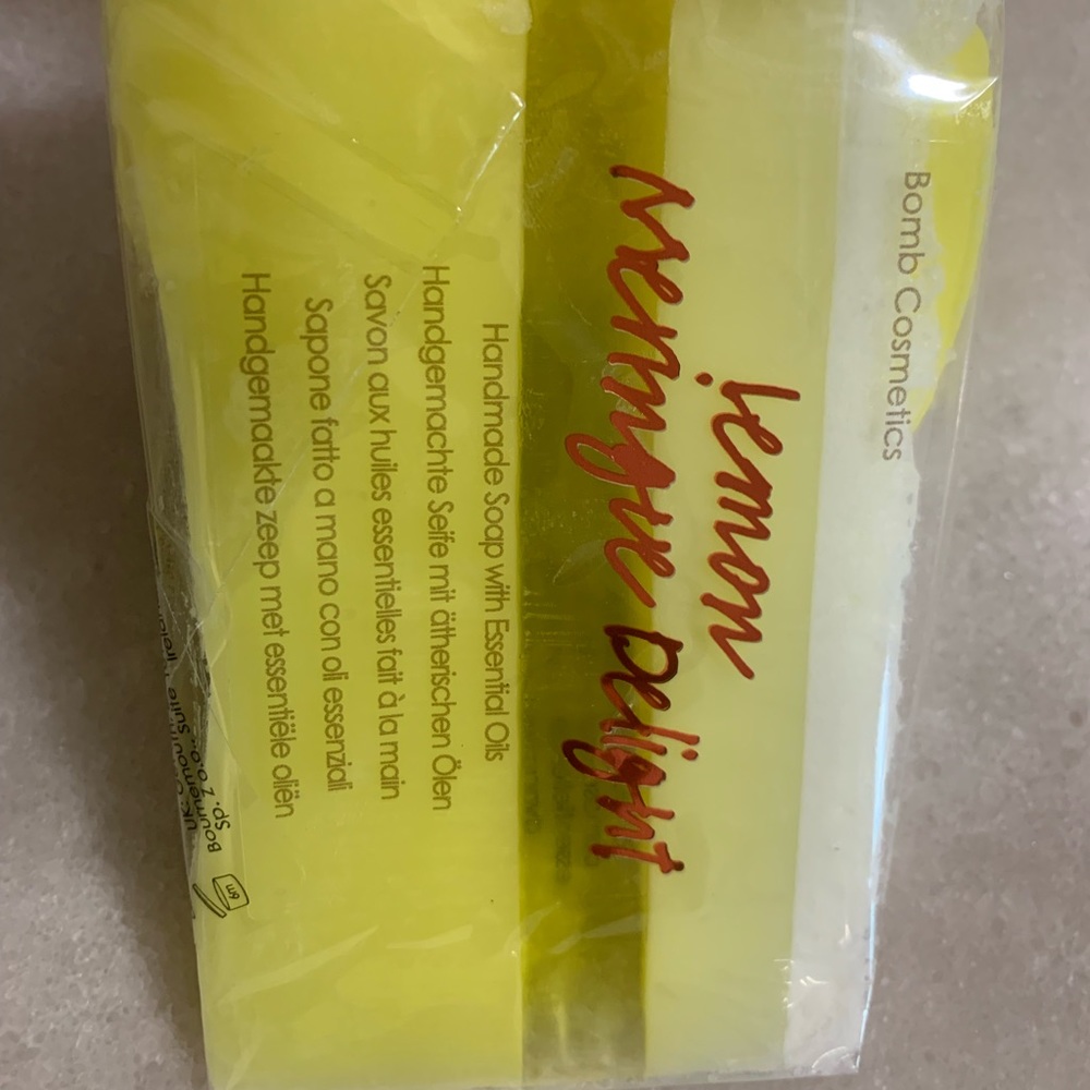 Lemon Meringue Delight Cake Slice - Handmade Soap